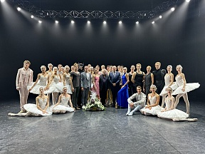 On the Russian Ambassador to Israel's visit to the performance of the Boris Eifman Ballet Theater