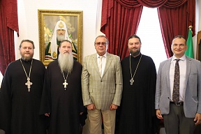 On the meeting of Ambassador of Russia to Israel with Head of the Russian Ecclesiastical Mission in Jerusalem