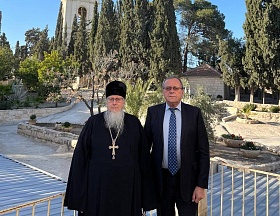 On the meeting of Ambassador of Russia to Israel with Head of the ROCOR Ecclesiastical Mission in Jerusalem 