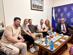 On the meeting of Ambassador of Russia to Israel with a compatriot rescued from the Gaza Strip