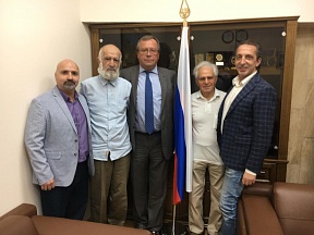 О встрече Посла России в Израиле А.Д.Викторова с руководством НПО «Фронт за достойное будущее»