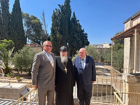 On the meeting of the Ambassador of Russia to Israel with the head of the Ecclesiastical Mission in Jerusalem of the Russian Orthodox Church Outside of Russia