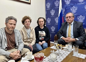 On the meeting of Ambassador of Russia to Israel with compatriots released from the Gaza Strip