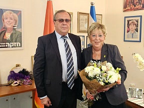 On the meeting of Ambassador of Russia to Israel with the Mayor of Netanya