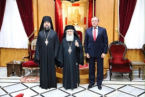 On the meeting of Ambassador of Russia to Israel with Patriarch of the Holy City of Jerusalem and All Palestine Theophilos III